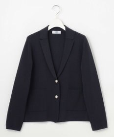 J.PRESS LADIES 【洗える】Cotton Acetate ニット ジャケット