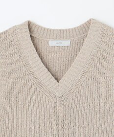 ANY Vネックラメニットベスト