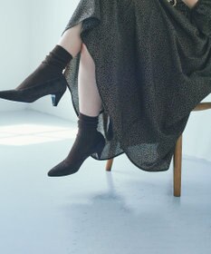 ANY 【洗濯機可能/ウエストゴム】ウエストギャザー ワンピース