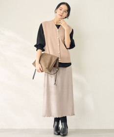 ANY メタルボタンニットベスト