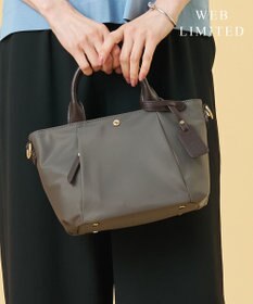 J.PRESS LADIES 【新色登場！・WEB限定カラーあり・2way】ナイロン ポシェット バッグ 【WEB限定】グレー系