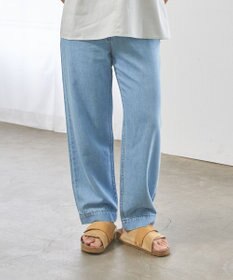 J.PRESS YORK STREET 【WOMEN】ソフトワイドデニム パンツ