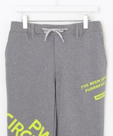 PW CIRCULUS 【MEN】【洗える/吸汗速乾/ストレッチ】ダンボール ロゴ ジャージー パンツ