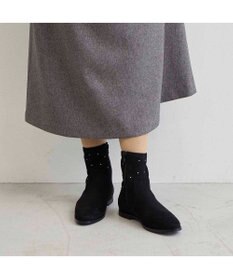 Riz raffinee <Riz raffinee>スタッズ付インヒールブーツ