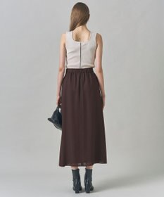 ICB 【洗える】【OUR WACOAL コラボ】カップイン スクエアネック タンクトップ