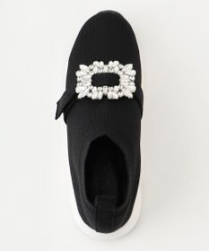 Feroux ビジュー付きニット スニーカー