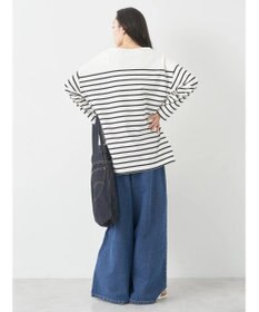 earth music&ecology Ｌｅｅ×ｅ．ｍ．ａ．ｅ　ＢＯＲＤＥＲ　Ｌ／Ｓ　ＴＥＥ