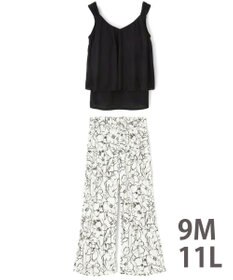 San-ai Resort（三愛水着楽園） ロングパンツセット　9M・11L　【Coral veil（コーラルヴェール）】