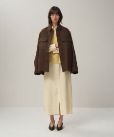 ATON ALPACA HOUND TOOTH | CPOジャケット - UNISEX