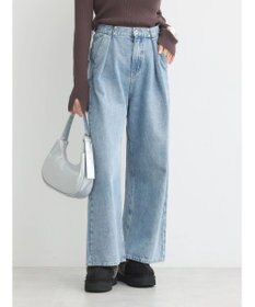 earth music&ecology タックホックデニムパンツ