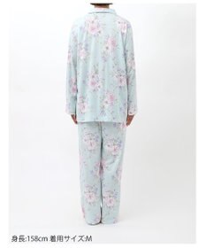 Wing パジャマ 長袖 長ズボン 綿100%(本体) 天竺素材 レディース EP7045 ウイング／ワコール