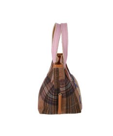 tsumori chisato CARRY ウールチェック ハンドバッグ ミニバッグ