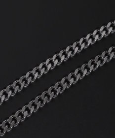 WEGO Mステンレスマンテルチェーンネックレス