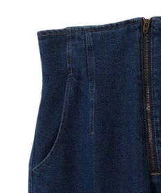 earth music&ecology フロントジップデニムパンツ