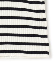 23区 L 【洗える】オーガニックコットンリブ クルーネック カットソー