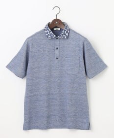 JOSEPH ABBOUD 【リネン素材/清涼感/吸水速乾】リネンハニカム 半袖 ポロシャツ