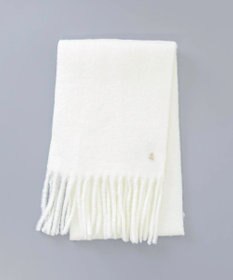 AURORA LANVIN en Bleu ランバン オン ブルー ふわふわ無地マフラー