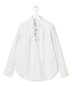 23区 【GOLD LABEL】コットンニドム リボンデザイン ブラウス