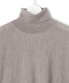 23区 L 【洗える】ギャザーコンビ ニットワンピース