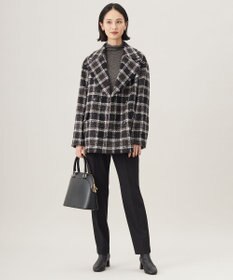 自由区 S BALLIループミルドチェック コート