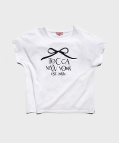 TOCCA 【接触冷感・UV90%以上カット・洗える】DANCING RIBBON Tシャツ