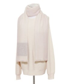 MOONBAT FURLA(フルラ）カシミヤ100％ オンブレー チェック ストール 手洗いOK