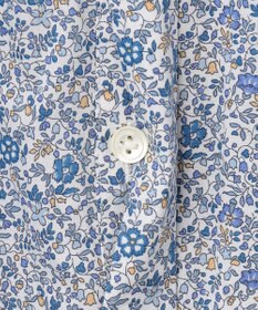 J.PRESS LADIES 【洗える】 LIBERTY Honeydew/Kate&Mil フリルネック ブラウス