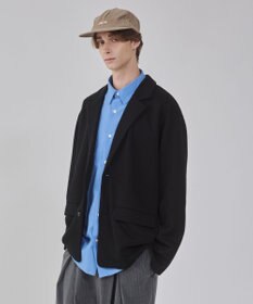 WEGO 【ユニセックス着用ITEM/MLサイズ展開】ボンディングスウェットテーラードジャケット