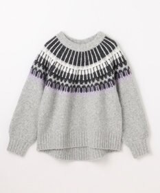 ANY ノルディックパターンニット