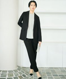 自由区 L 【19号サイズまで展開・カタログ掲載・セットアップ対応】トリアセダブルクロステーパード パンツ