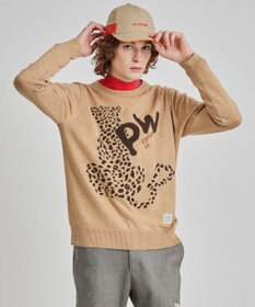 PW CIRCULUS 【MEN】LEOPARD ジャガードニット