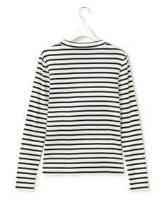 23区 L 【洗える】オーガニックコットンリブ クルーネック カットソー