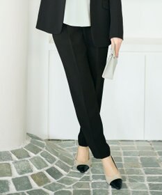 自由区 【カタログ掲載・セットアップ対応】トリアセダブルクロステーパード パンツ ブラック