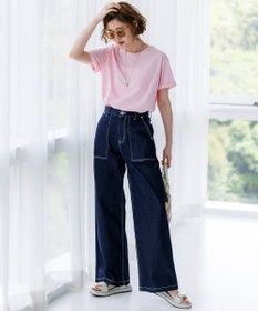 23区 シルキータッチ ベーシック Tシャツ