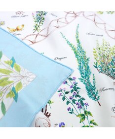 Marca ＜春の新色！＞【伝統横濱スカーフ】ハーブガーデン 大判 シルクツイル スカーフ