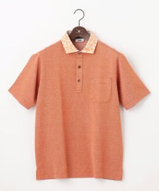 JOSEPH ABBOUD 【リネン素材/清涼感/吸水速乾】リネンハニカム 半袖 ポロシャツ