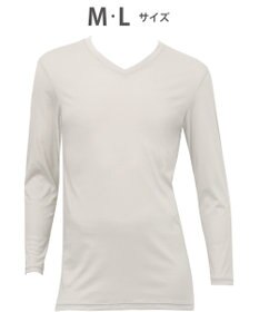 WACOAL MEN WACOAL MEN あったかインナー Vネック 8分袖 綿100％ 保温性 やわらかさが続く 静電気が起こりにくい 毛玉になりにくい 後裾長め設計 インナー WL6103 /ワコールメン