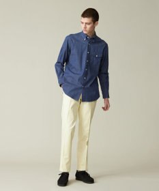 J.PRESS MEN デニムルックツイル ボタンダウンシャツ