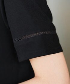 Tiaclasse L 【洗える・接触冷感・紫外線ケア・サラごこち】はしごレースチュニック