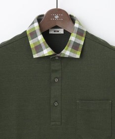 JOSEPH ABBOUD 【リネン素材/清涼感/吸水速乾】リネンハニカム 半袖 ポロシャツ