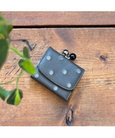 UNBILLION ペルケ perche / アクリル玉三つ折りミニサイフ