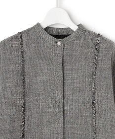 ICB L ライトスラブツイード シャツジャケット