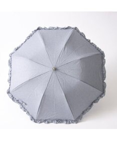 UNBILLION カシュネ cachenez / 【晴雨兼用】【日傘】 シャンプレーフリルトップレス折りたたみ傘