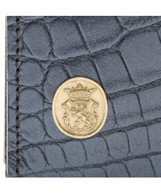 A.D.M.J. 【牛革】クロコ型押しスモールウォレット