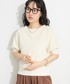 CRAFT STANDARD BOUTIQUE TC裏毛ボリュームハーフスリーブプルオーバー