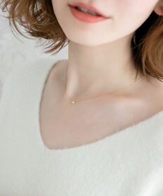 Phoebe 【K10RG】グラインダイヤモンドネックレス/全長:40cm