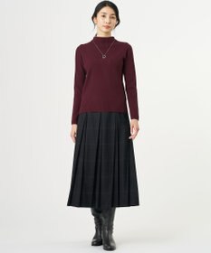 J.PRESS LADIES 【WEB限定カラーあり】T/W ミルドチェック＆千鳥 プリーツ スカート