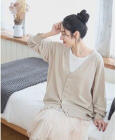 WEGO 【ユニセックス着用ITEM/MLサイズ展開】ドロップショルダーカーディガン