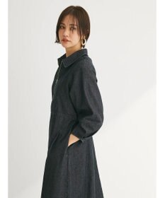 Green Parks ・ＥＬＥＮＣＡＲＥ　ＤＵＥ　デニムハーフＺＩＰワンピース