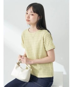 earth music&ecology ジャガードレースプルオーバー